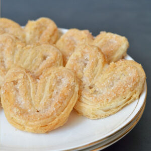 French Hearts with Sugar Topping